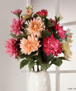 گل مصنوعی شاخه ای نیلوفر