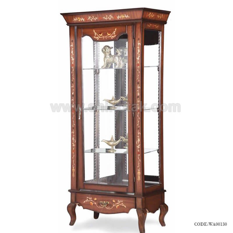 ویترین پایه دار چوبی سری 00130