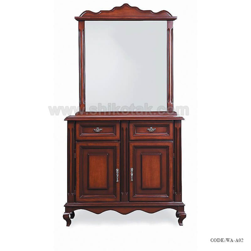 بوفه آینه دار چوبی سری A02