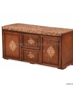 جاکفشی نشیمن دار چوبی سری 581