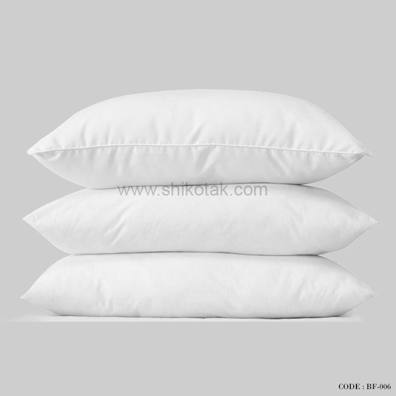 بالش الیاف با پارچه نخی هرمینا