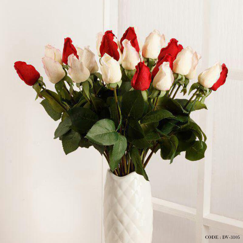 غنچه گل رز مصنوعی