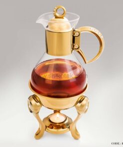 قهوه جوش طلایی نگین دار