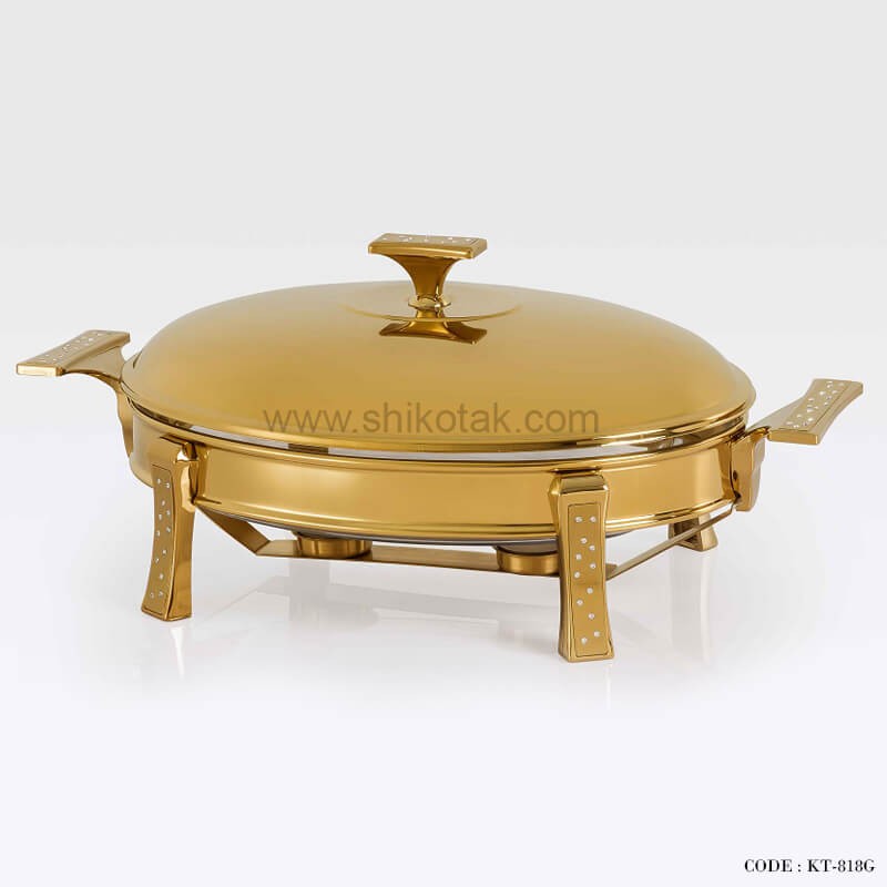 سوفله خوری دایموند طلایی بیضی بزرگ