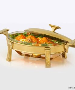 سوفله خوری دایموند طلایی بیضی متوسط