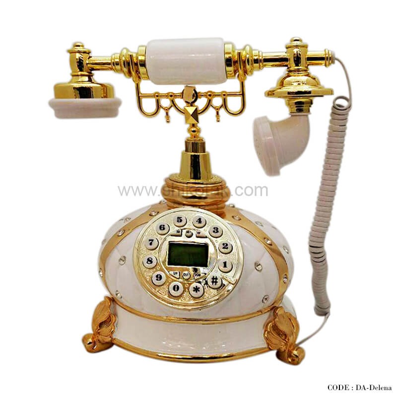 تلفن طرح کلاسیک سری Delena سفید