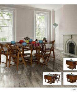 میز تاشو شش نفره چوبی سری 434