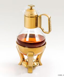 قهوه جوش وارمردار مدل دایموند طلایی