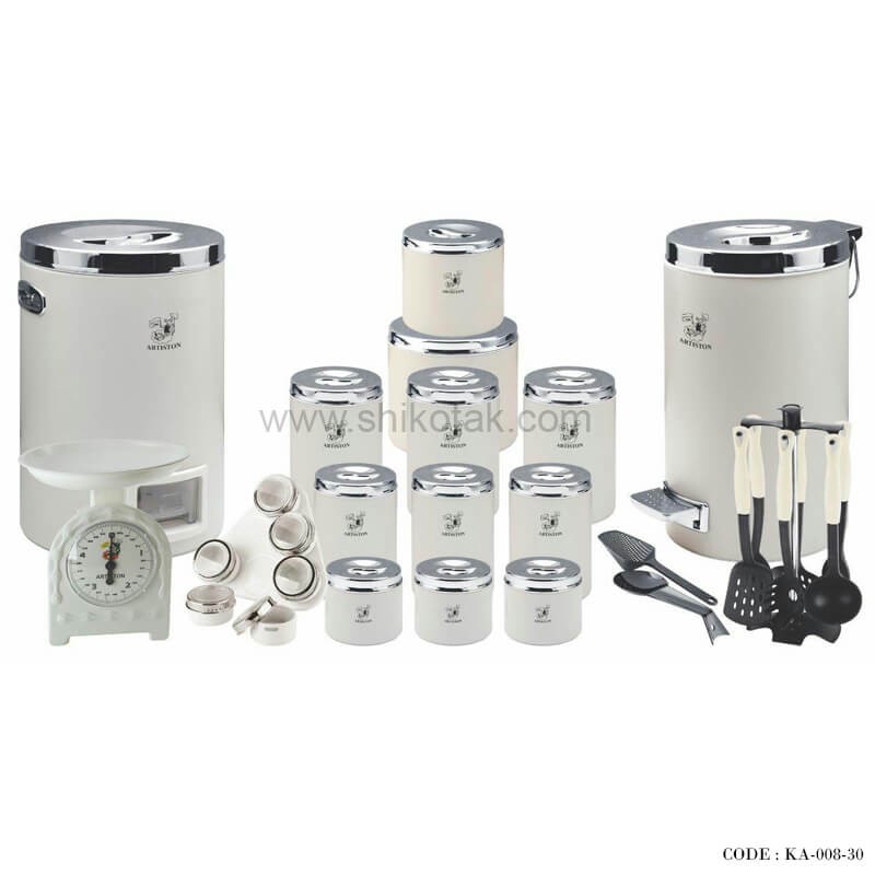 سرویس 30 پارچه جهیزیه عروس کرم