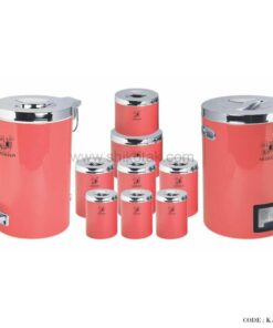 ست 10 پارچه آشپزخانه جهیزیه عروس هلویی