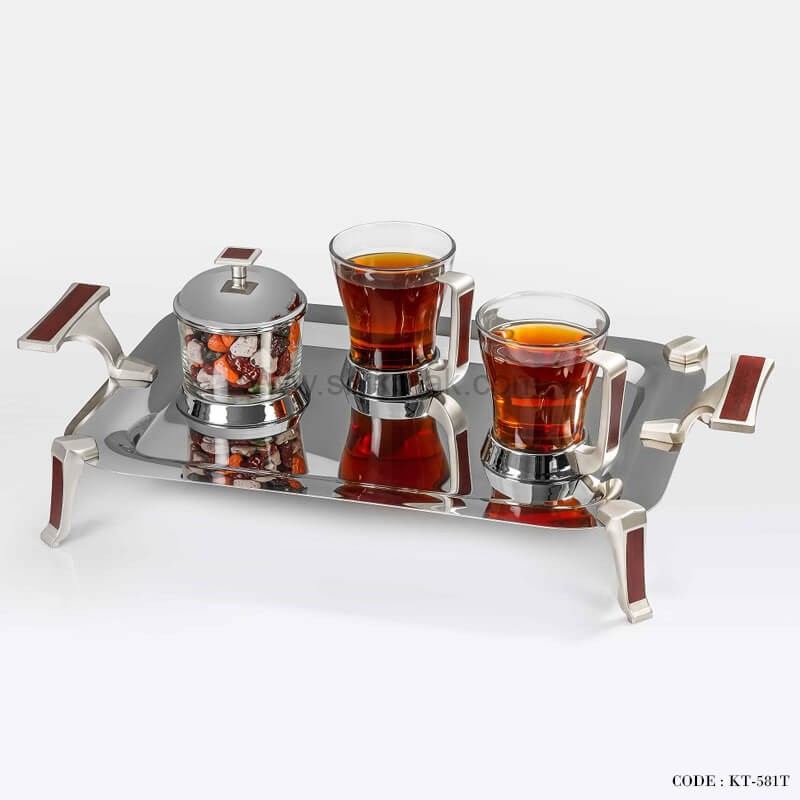 سرویس چایخوری طرح چوب سری 500