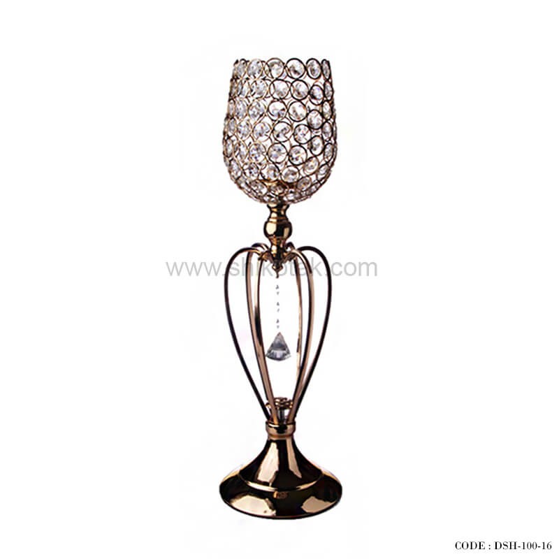 جاشمعی پایه دار مدل قلب چندتایی سایز کوچک