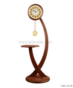 ساعت ایستاده مدرن سری 126 فلورقهوه ای