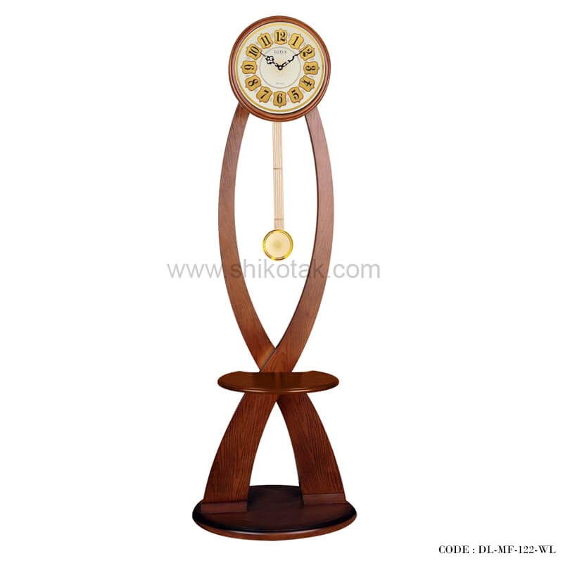 ساعت ایستاده سری 122فلور قهوه ای