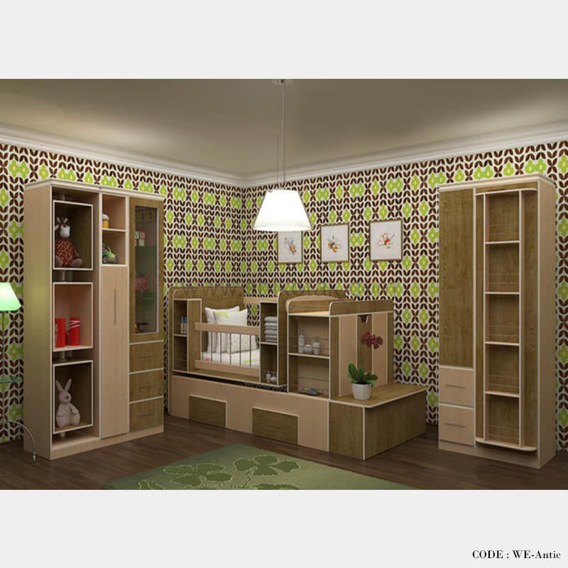 سرویس خواب نوزاد- نوجوان طرح آنتیک