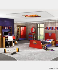 سرویس تخت خواب نوجوان طرح بارسلونا