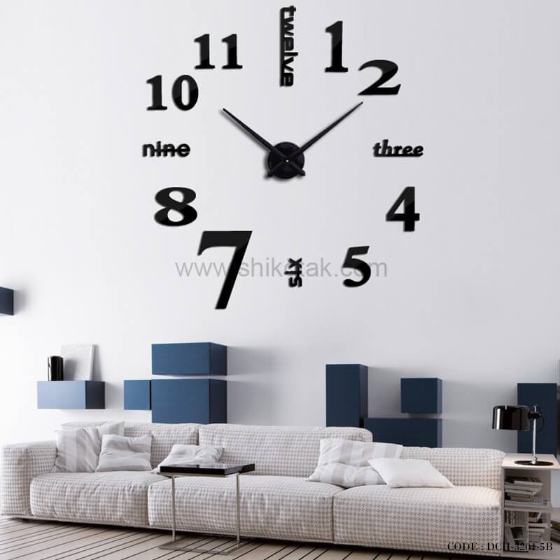 ساعت پازلی مدرن قطر 80 مشکی