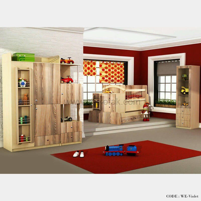 سرویس خواب نوزاد-نوجوان ام دی اف مدل ویولت