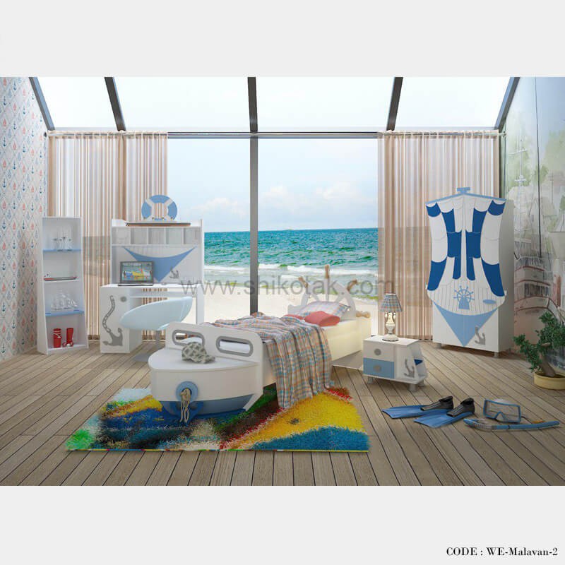 سرویس خواب نوجوان پسرانه مدل ملوان