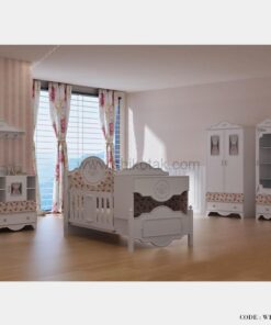 سرویس تخت و کمد نوزاد-نوجوان مدل آنیا