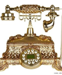 تلفن طرح قدیمی طلایی سری 032