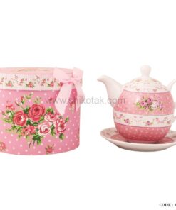 ست چای خوری یک نفره  آنجل صورتی