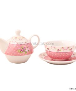 ست چای خوری یک نفره آنجل صورتی