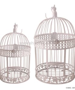 قفس تزئینی دوتایی فلزی