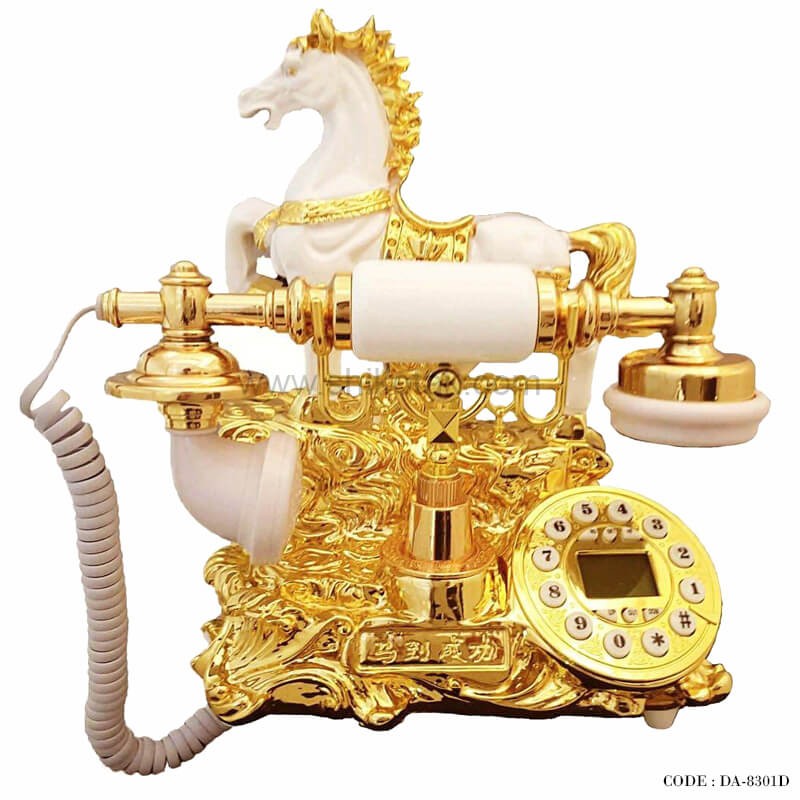 تلفن رومیزی سلطنتی طرح اسب سری 8301