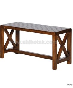 ست ناهارخوری چوبی شش نفره نیمکت دار سری 064