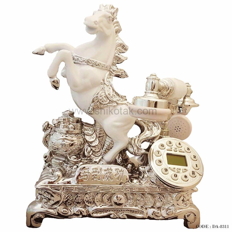 تلفن سلطنتی رومیزی طرح اسب سری 8311