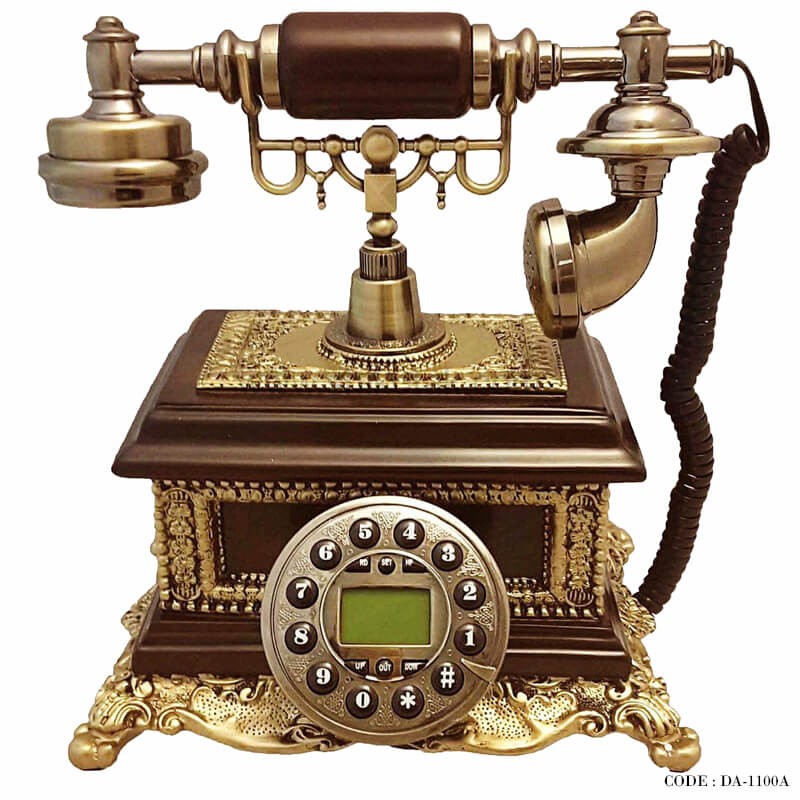 تلفن چوبی طرح قدیم سری 1100
