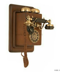 تلفن کلاسیک دیواری چوبی سری 1912