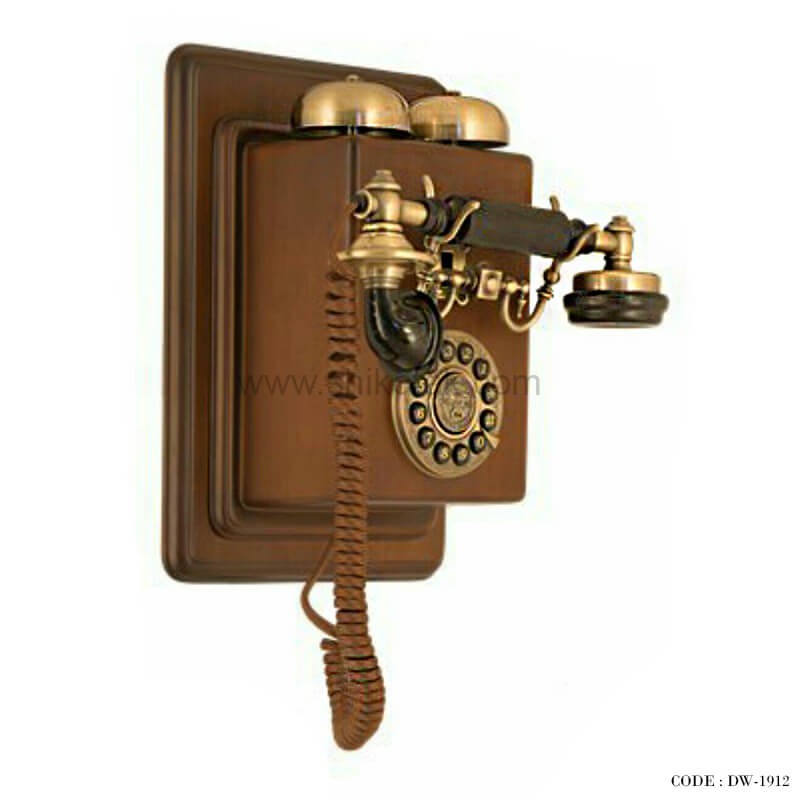 تلفن کلاسیک دیواری چوبی سری 1912