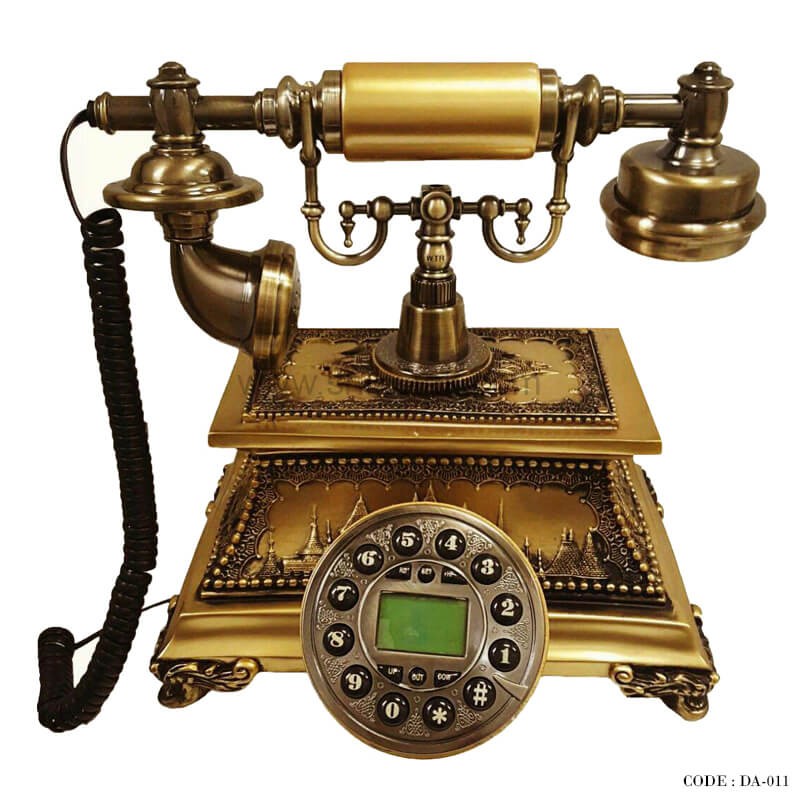 تلفن نوستالژیک طلایی سری 011