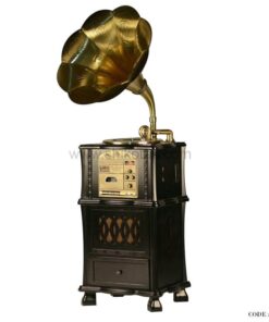 گرامافون کنار سالنی قهوه ای آکورد سری 078