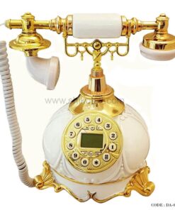 تلفن سلطنتی دکوری طلایی سری 0601
