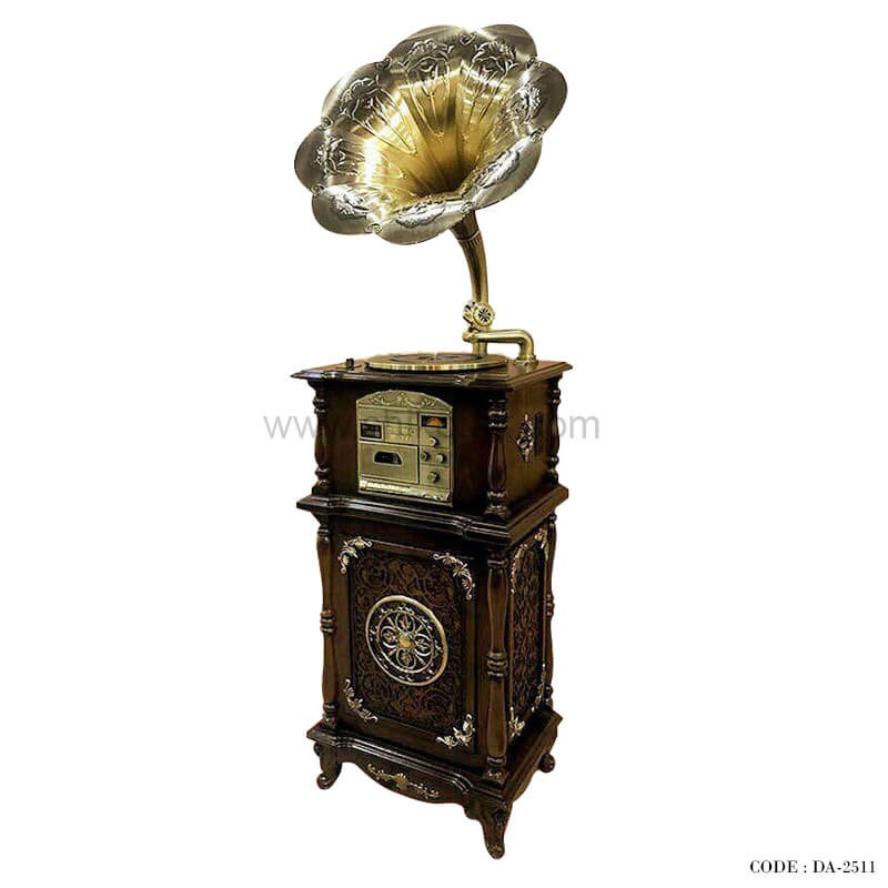 گرامافون ایستاده قهوه ای مدل 2511