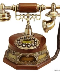 تلفن دکوری رومیزی چوبی سری 1100C