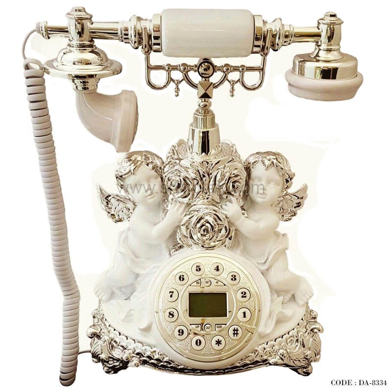 تلفن کلاسیک رومیزی طرح فرشته سری 8334