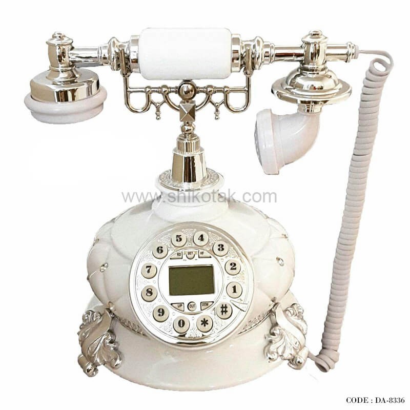 تلفن کلاسیک رومیزی نگین دار سری 8336