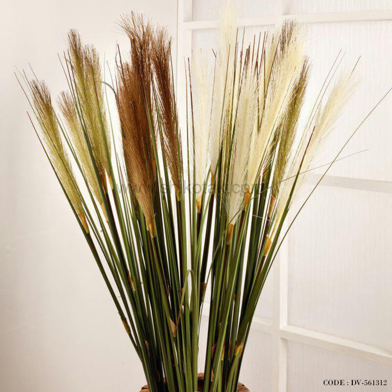 گل مصنوعی شاخه ای نی مرداب