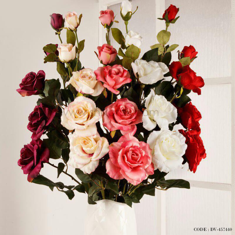 گل سرخ شاخه بلند مصنوعی