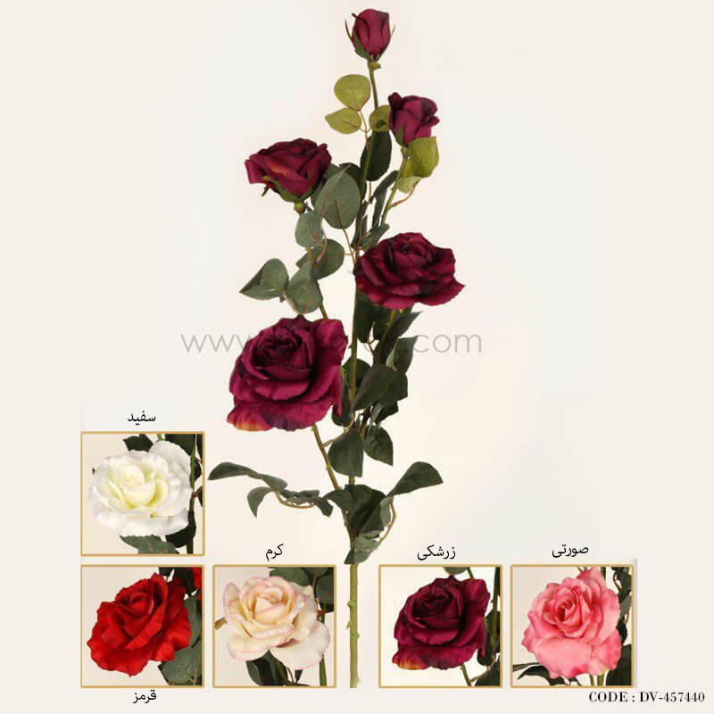 گل سرخ شاخه بلند مصنوعی