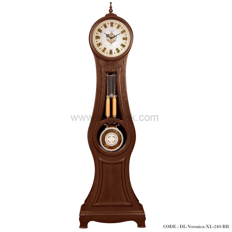 ساعت ایستاده چوبی سونایی طرح ورونیکا