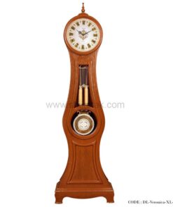 ساعت ایستاده چوبی قهوه ای طرح ورونیکا