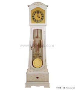 ساعت ایستاده پاندول دار کرم طرح ویکتوریا