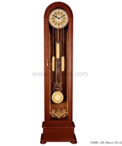 ساعت چوبی ایستاده فندقی طرح مارکو