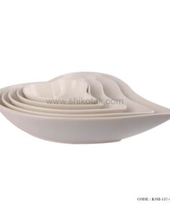 ست کاسه سرامیکی 5 سایز قلبی