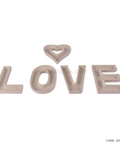 اردوخوری 5تکه سرامیکی طرح Love